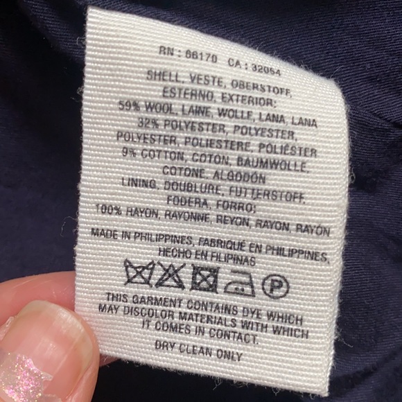 NWT ANTHROPOLOGIE CARTONNIER  NAVY MARINE JACKET - Picture 5 of 6